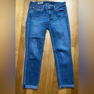AG Adriano Goldschmied The Stilt Roll-Up Jeans Size 24R